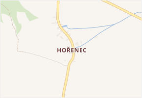 Hořenec v obci Libčeves - mapa části obce