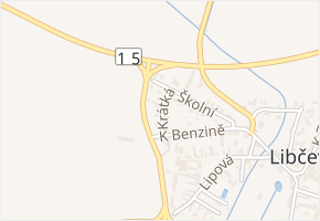 Krátká v obci Libčeves - mapa ulice