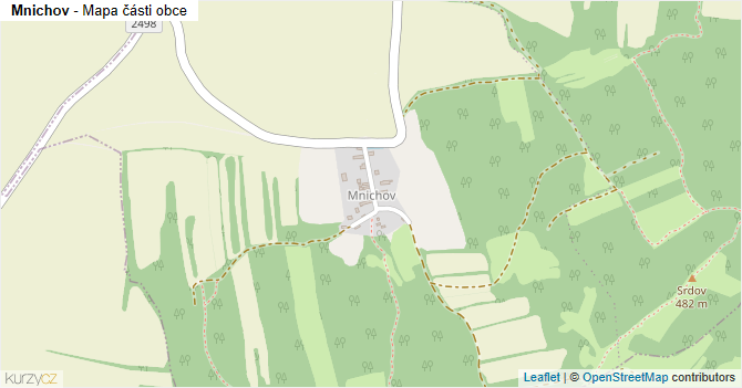Mnichov - mapa části obce