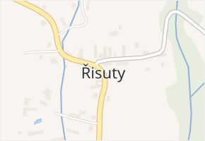 Řisuty v obci Libčeves - mapa části obce