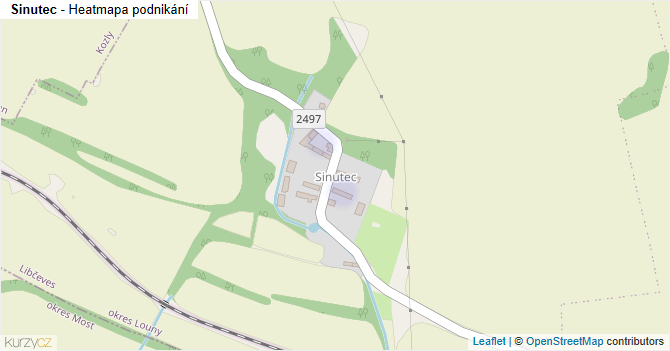 Sinutec - mapa podnikání