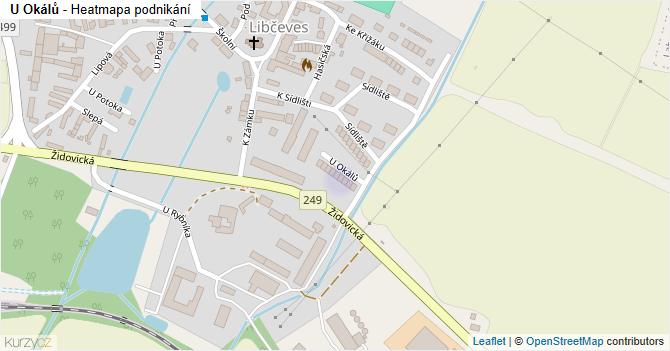 U Okálů - mapa podnikání