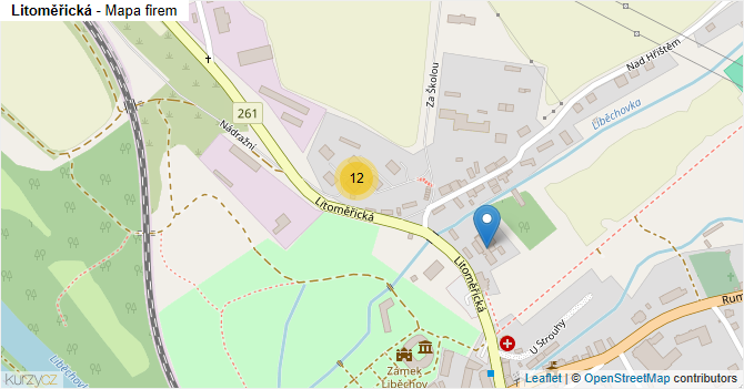 Litoměřická - mapa firem