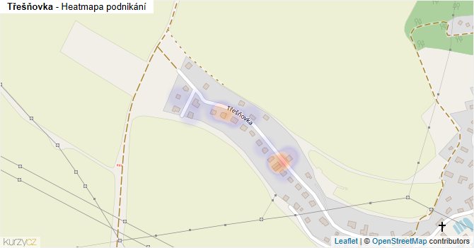 Třešňovka - mapa podnikání