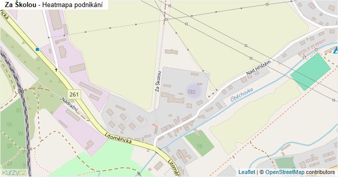 Za Školou - mapa podnikání