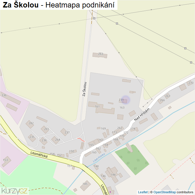 Mapa Za Školou - Firmy v ulici.