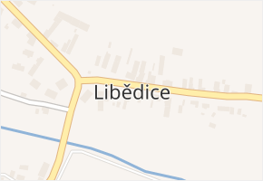 Libědice v obci Libědice - mapa části obce