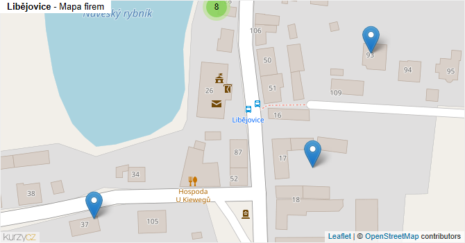 Libějovice - mapa firem