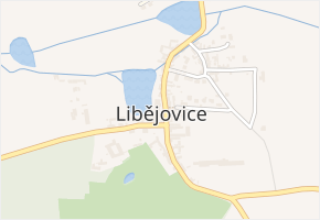 Hájenka v obci Libějovice - mapa ulice