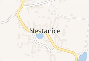 Nestanice v obci Libějovice - mapa části obce