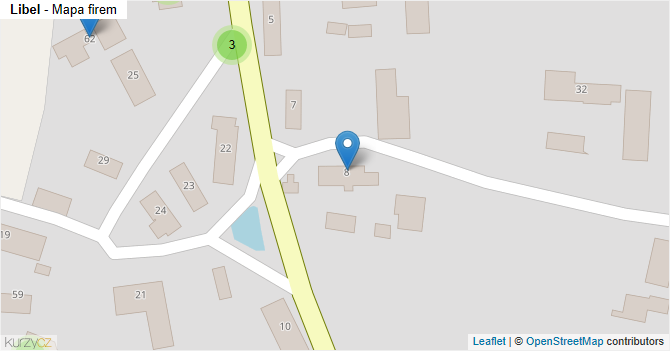 Libel - mapa firem