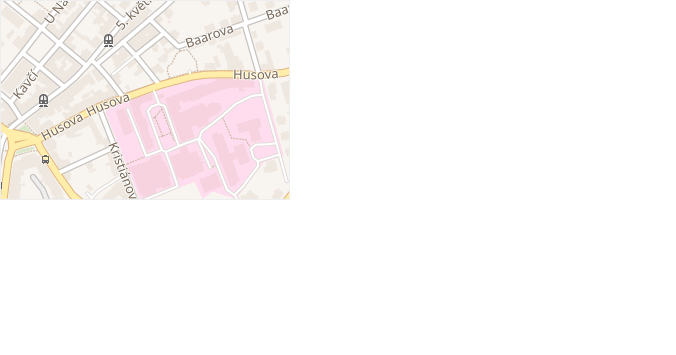 Bernardova v obci Liberec - mapa ulice