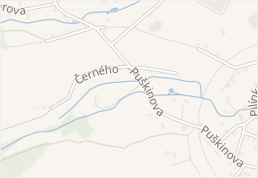 Černého v obci Liberec - mapa ulice