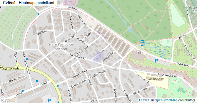Cvičná - mapa podnikání
