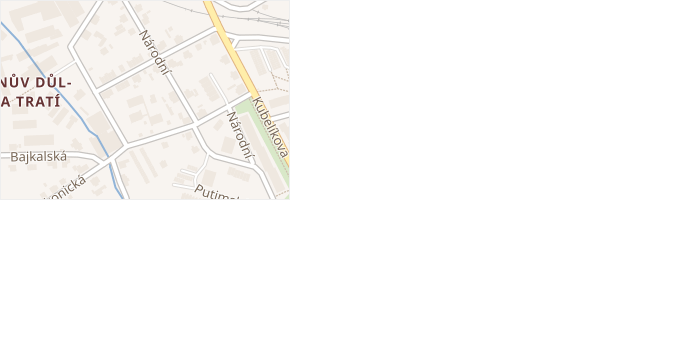 Daliborova v obci Liberec - mapa ulice