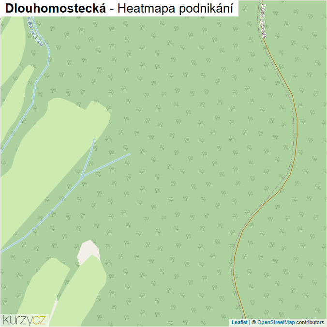 Mapa Dlouhomostecká - Firmy v ulici.
