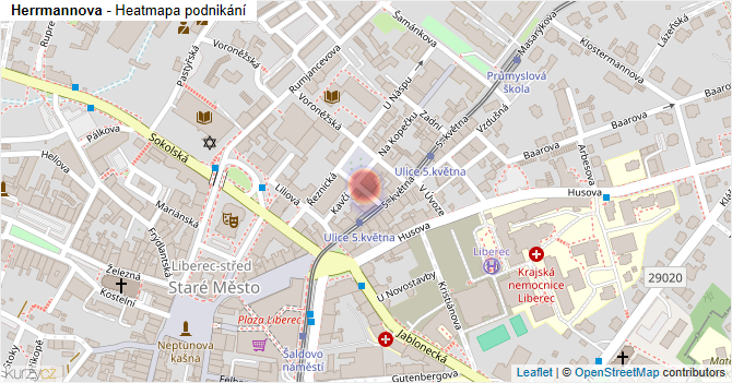 Herrmannova - mapa podnikání