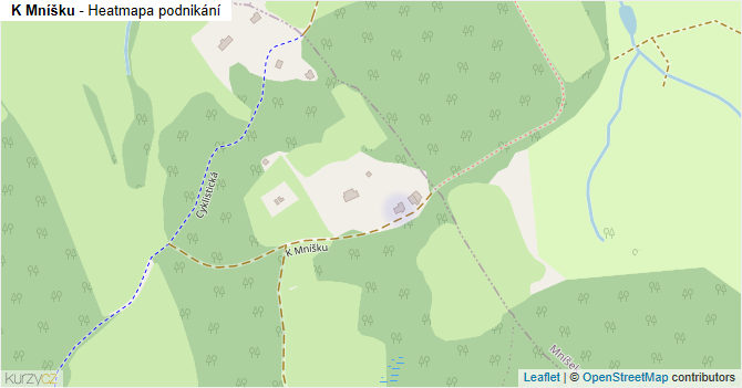 K Mníšku - mapa podnikání