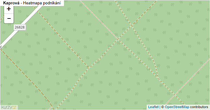 Kaprová - mapa podnikání