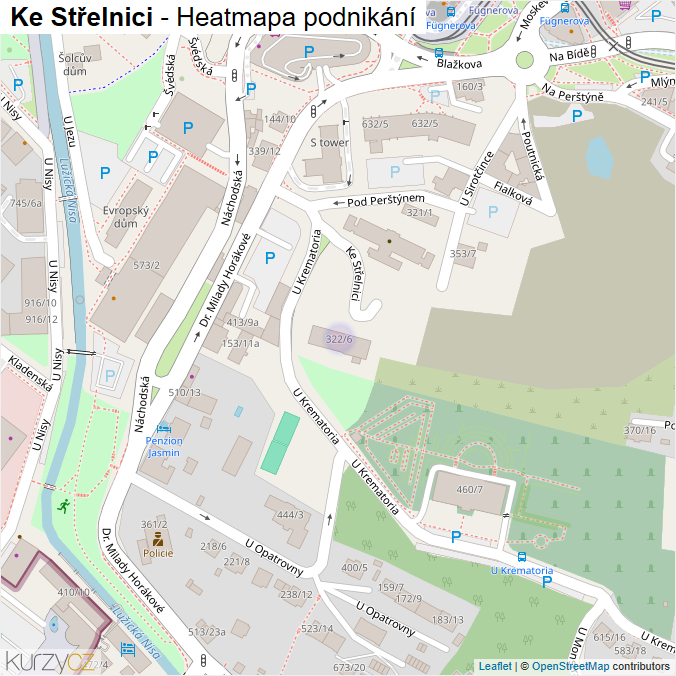 Mapa Ke Střelnici - Firmy v ulici.