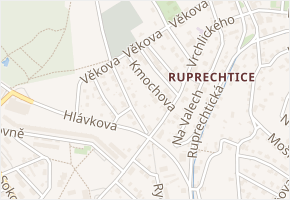 Kmochova v obci Liberec - mapa ulice