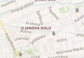Krokova v obci Liberec - mapa ulice