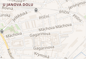 Langrova v obci Liberec - mapa ulice