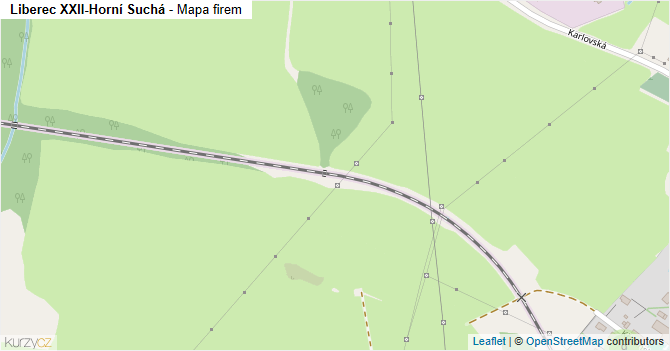 Liberec XXII-Horní Suchá - mapa firem