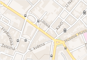 Liliová v obci Liberec - mapa ulice