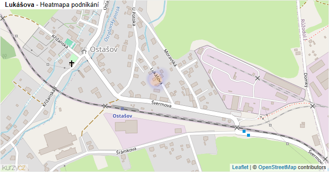 Lukášova - mapa podnikání
