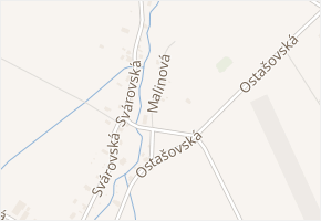 Malinová v obci Liberec - mapa ulice