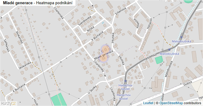 Mladé generace - mapa podnikání