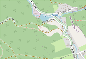 Modřínová v obci Liberec - mapa ulice
