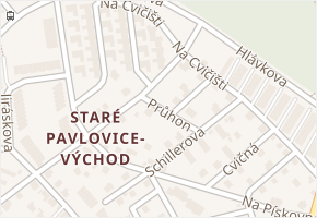 Na Cvičišti v obci Liberec - mapa ulice