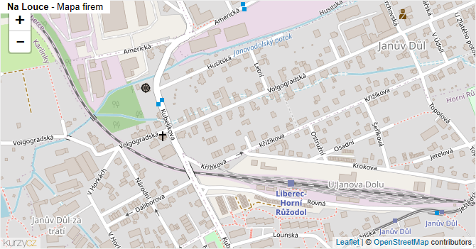 Na Louce - mapa firem