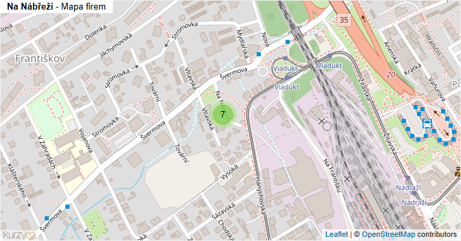 Na Nábřeží - mapa firem