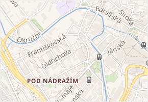 Na Rejdišti v obci Liberec - mapa ulice