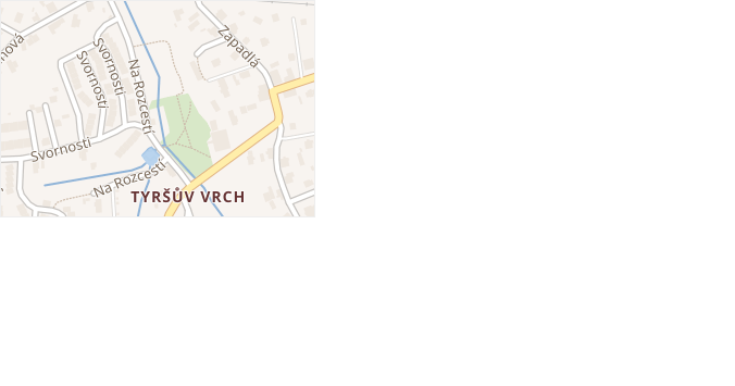 Na Rozcestí v obci Liberec - mapa ulice