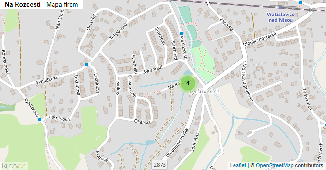 Na Rozcestí - mapa firem