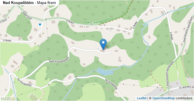 Nad Koupalištěm - mapa firem