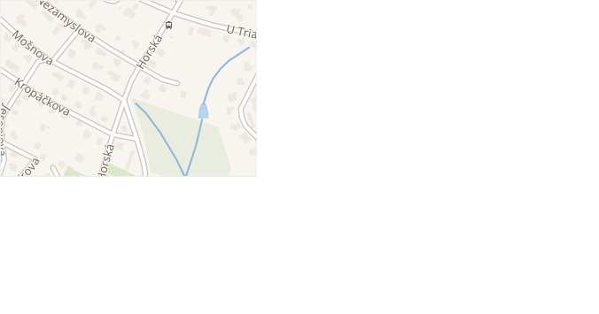 Nezamyslova v obci Liberec - mapa ulice
