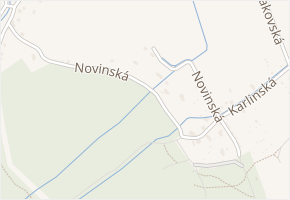 Novinská v obci Liberec - mapa ulice