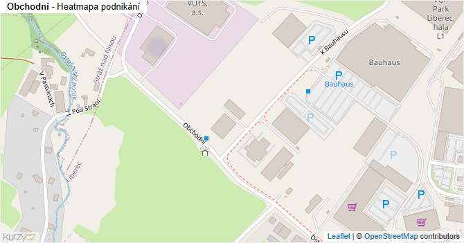 Obchodní - mapa podnikání