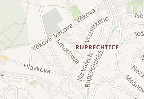 Ostravská v obci Liberec - mapa ulice