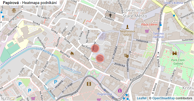 Papírová - mapa podnikání