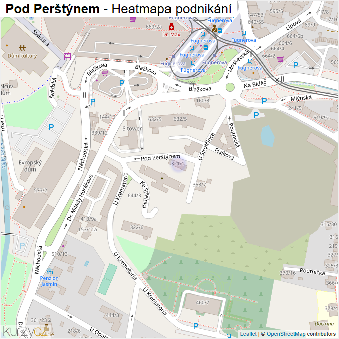 Mapa Pod Perštýnem - Firmy v ulici.