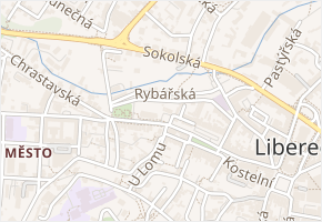 Rybářská v obci Liberec - mapa ulice