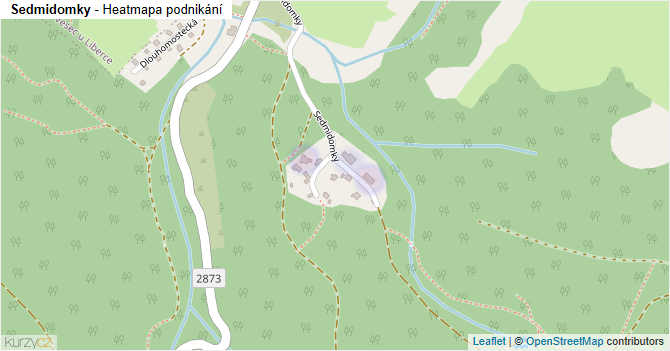 Sedmidomky - mapa podnikání