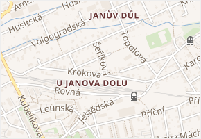 Šeříková v obci Liberec - mapa ulice