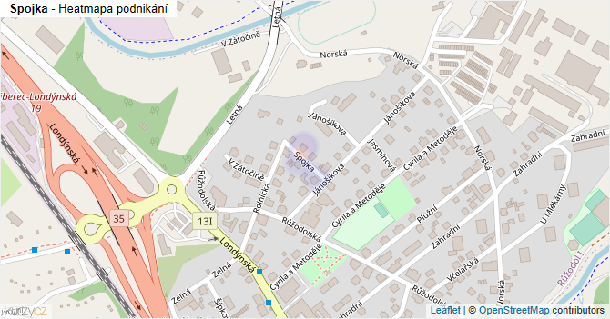 Spojka - mapa podnikání